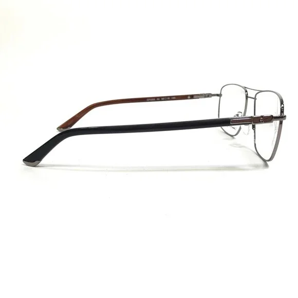 Chris Craft Eyeglasses Frames CF1003 03 Brown Gray Silver Square 56-18-145 - Picture 4 of 11